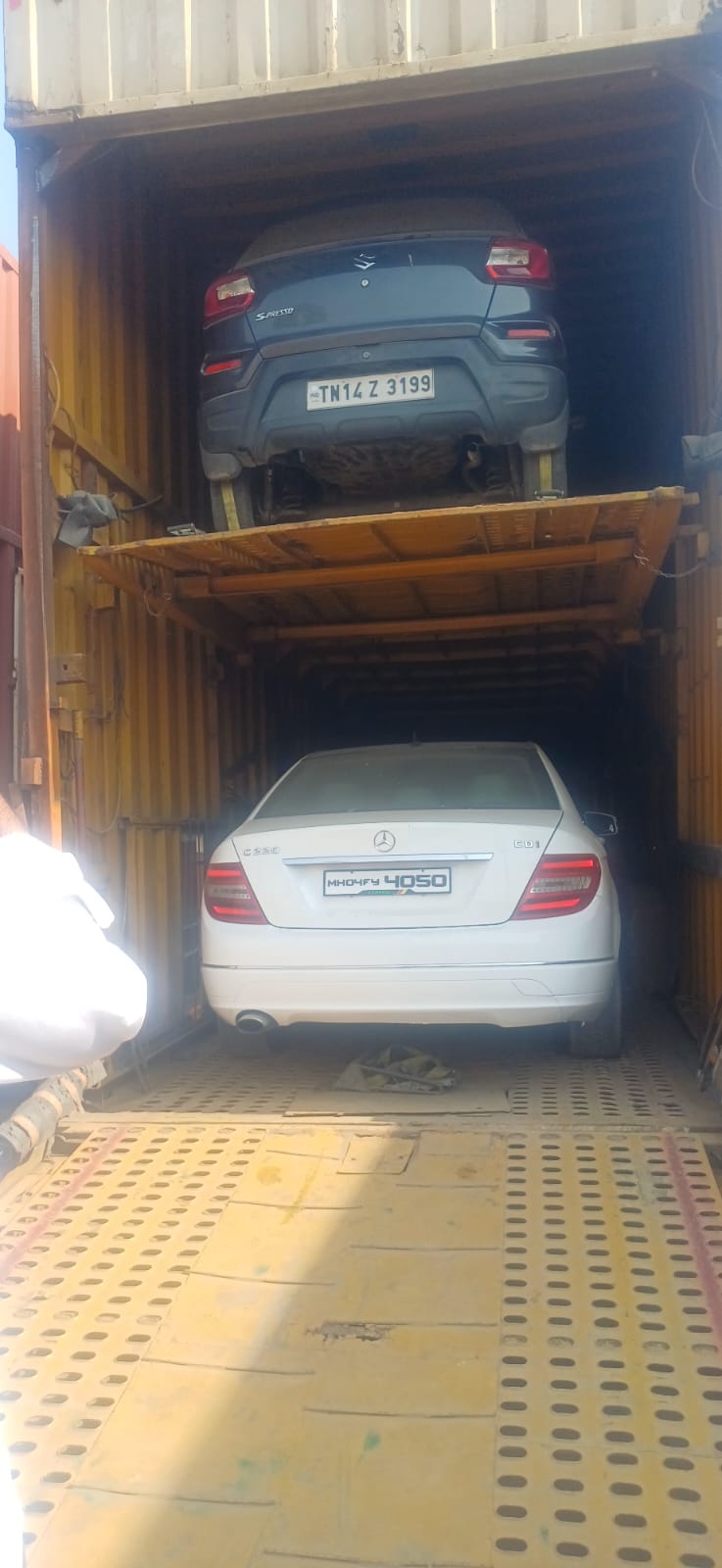 Indian Car Carrier on Highway